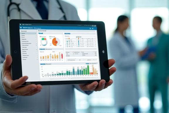 Patient outcome analytics dashboard for healthcare clinics